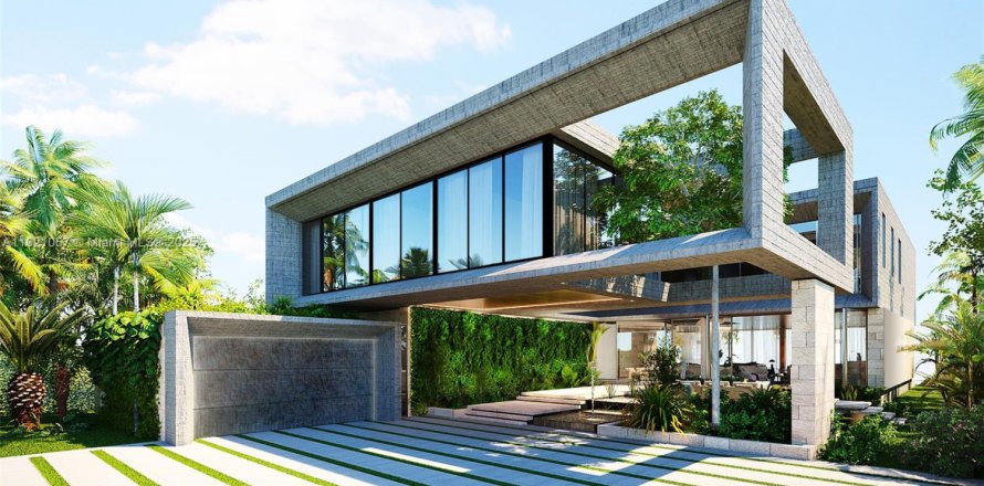 House in Miami Beach, Florida 7 bedrooms, 771.09 sq.m. № 1975492