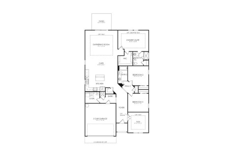 House floor plan «193SQM», 3 bedrooms in BRADLEY POND