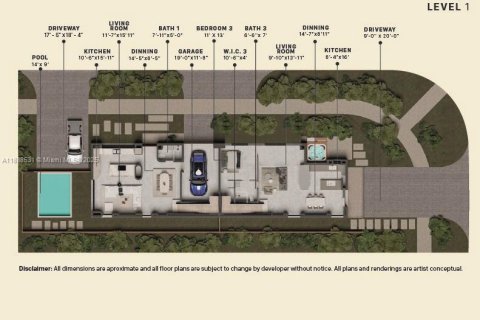 Townhouse in Miami, Florida 4 bedrooms, 203.73 sq.m. № 1944087 - photo 5