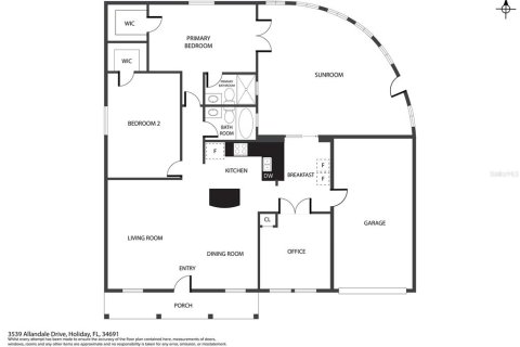House in Holiday, Florida 3 bedrooms, 127.09 sq.m. № 1903127 - photo 26