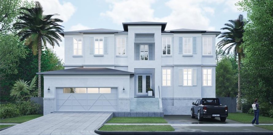 House in Tampa, Florida 5 bedrooms, 424.56 sq.m. № 1906294