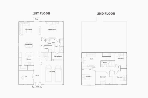 Townhouse floor plan «269SQM RALEIGH», 5 bedrooms in EVERLANDS