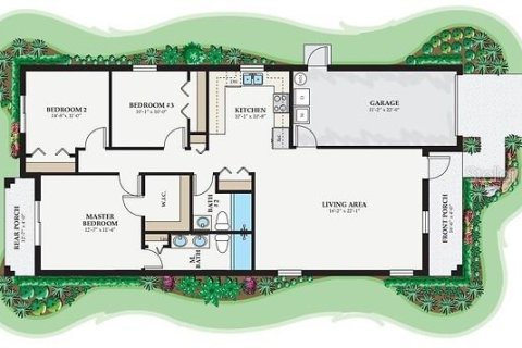 House in Sebring, Florida 3 bedrooms, 123.56 sq.m. № 1887015 - photo 3