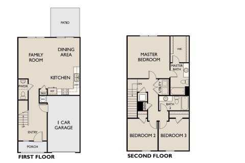 Touwnhouse à Madison Place à Davenport, Floride 2 chambres, 132 m2 № 280136