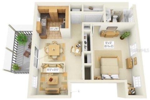 Copropriété à louer à Largo, Floride: 1 chambre, 63.55 m2 № 2120362 - photo 17