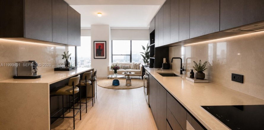 Estudio en el Condominio en Miami, Florida  № 2173809