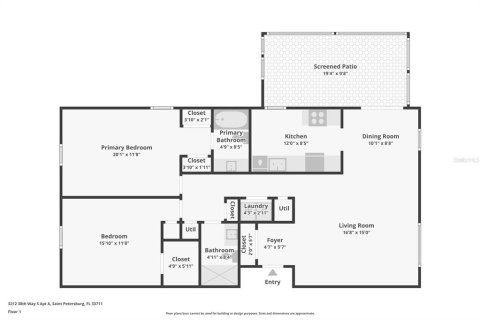 Copropriété à louer à Saint Petersburg, Floride: 2 chambres, 109.16 m2 № 2402932 - photo 22