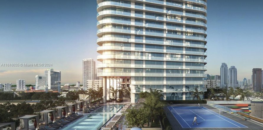 Кондоминиум с 2 спальнями в Майами, Флорида № 2053652