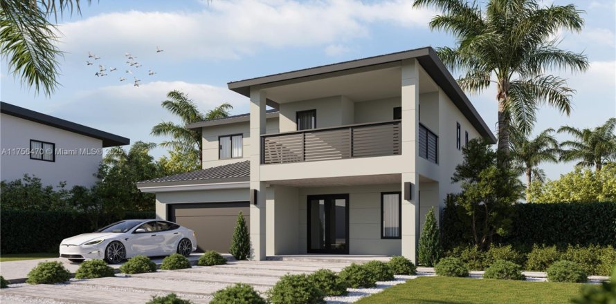 Дом в Майами, Флорида 4 спальни, 265.24м2 № 2021544