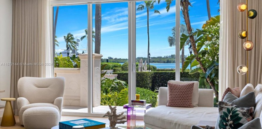 Кондоминиум с 3 спальнями в Майами-Бич, Флорида № 1958763