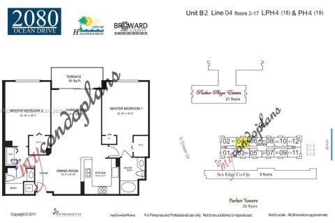 Condominio en venta en Hallandale Beach, Florida, 2 dormitorios № 1881454 - foto 20