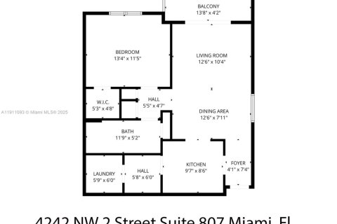 Купить кондоминиум в Майами, Флорида 1 спальня, 68.93м2, № 1967049 - фото 24