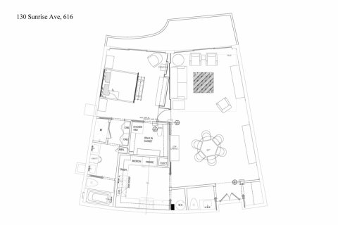 Condo in Palm Beach, Florida, 1 bedroom  № 805205 - photo 1
