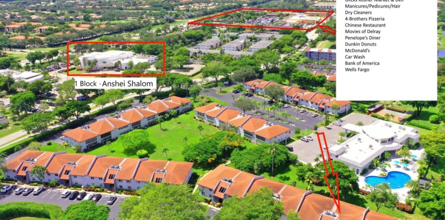 Condo in Delray Beach, Florida, 1 bedroom № 1175104