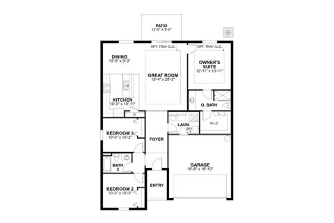 Townhouse floor plan «141SQM VENTURA», 3 bedrooms in SUMMERWOODS