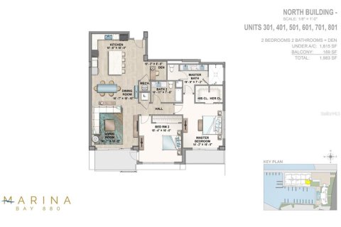 Condominio en venta en Clearwater, Florida, 2 dormitorios, 153.75 m2 № 2101899 - foto 23
