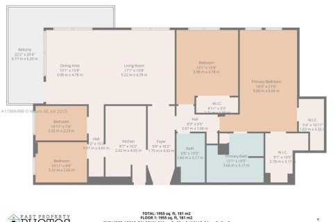 Купить кондоминиум в Халландейл-Бич, Флорида 2 спальни, 181.62м2, № 1963723 - фото 6