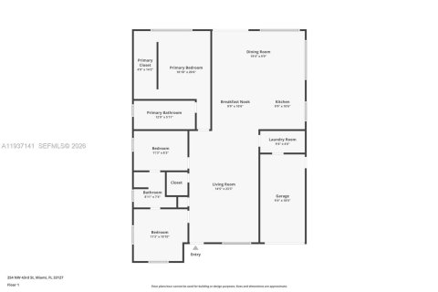 House in Miami, Florida 3 bedrooms, 130.53 sq.m. № 2192110 - photo 6