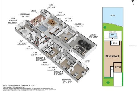 House in Lakewood Ranch, Florida 4 bedrooms, 271.46 sq.m. № 1574630 - photo 2