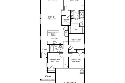 Villa ou maison à vendre à Haines City, Floride: 4 chambres, 149.29 m2 № 1866639 - photo 1