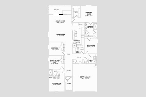 Townhouse floor plan «198SQM PALMERA», 4 bedrooms in ASPIRE AT PORT ST. LUCIE