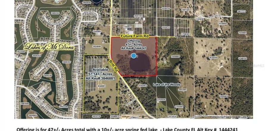 Land in Mount Dora, Florida № 349008