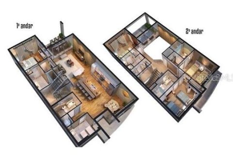 Купить таунхаус в Киссимми, Флорида 7 комнат, 222.59м2, № 2156006 - фото 27