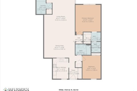 Condominio en venta en Coconut Creek, Florida, 2 dormitorios, 121.7 m2 № 1217440 - foto 1