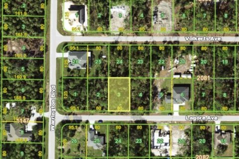 Terreno en Port Charlotte, Florida № 2211117