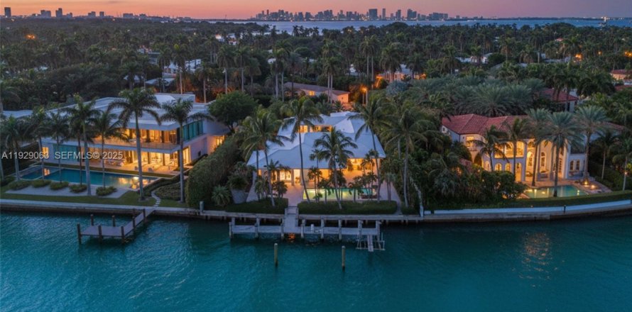 Дом в Майами-Бич, Флорида 5 спален, 498.33м2 № 1991623