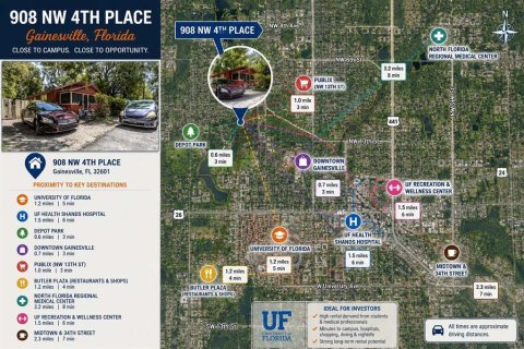 Casa en venta en Gainesville, Florida, 3 dormitorios, 81.38 m2 № 2284451 - foto 2