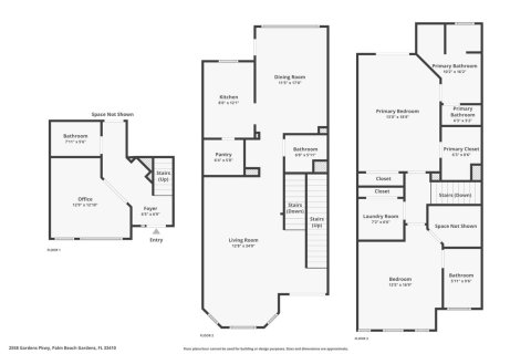 Townhouse in Palm Beach Gardens, Florida 3 bedrooms, 194.72 sq.m. № 2342959 - photo 25