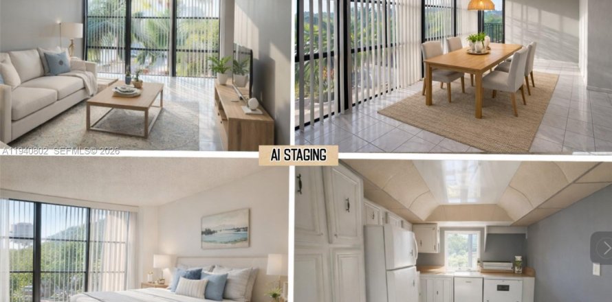 Condo in Hallandale Beach, Florida, 1 bedroom № 1998509