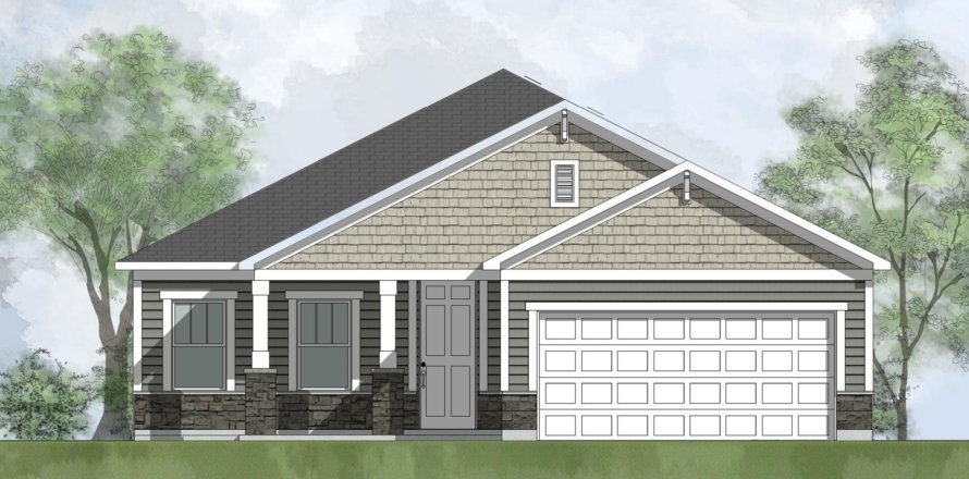House in Panther Creek Preserve in Jacksonville, Florida 4 bedrooms, 185 sq.m. № 447596