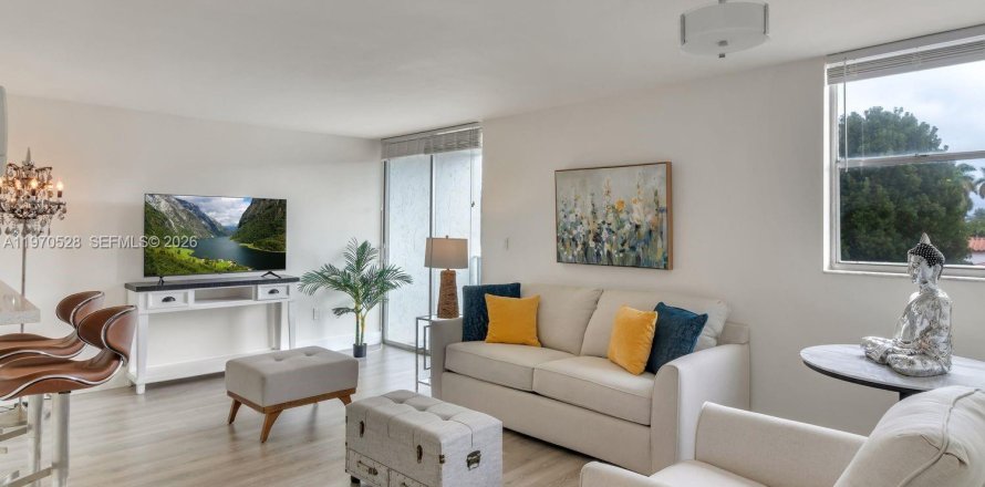 Кондоминиум с 1 спальней в Майами-Бич, Флорида № 2034108