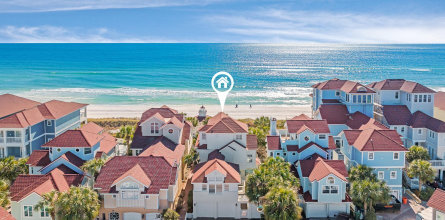 House in Miramar Beach, Florida 5 bedrooms, 262.54 sq.m. № 559240