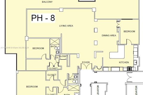 Condominio en venta en Bal Harbour, Florida, 3 dormitorios, 184.88 m2 № 1727156 - foto 29