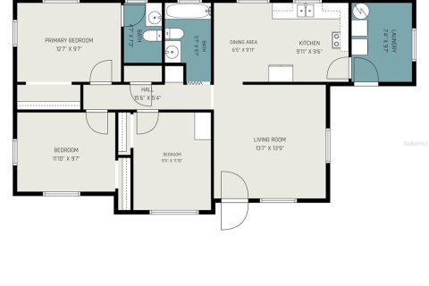 House in Lake Wales, Florida 3 bedrooms, 100.33 sq.m. № 2218958 - photo 15