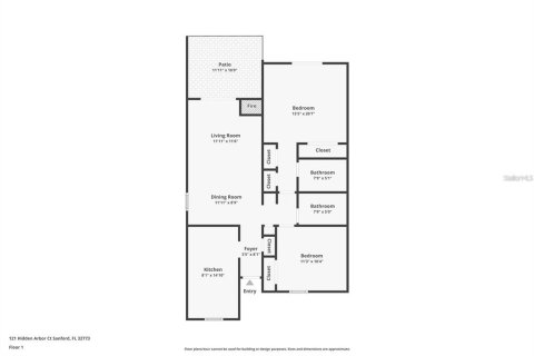 House in Sanford, Florida 2 bedrooms, 84.91 sq.m. № 1842105 - photo 16