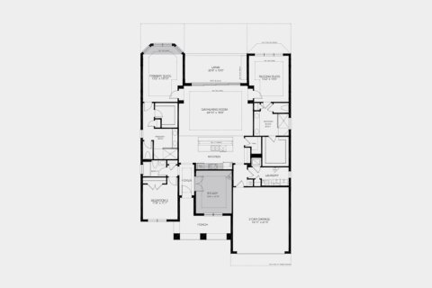 Townhouse floor plan «217SQM AMBRA», 3 bedrooms in ESPLANADE BY THE ISLANDS