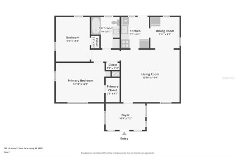 House in Saint Petersburg, Florida 2 bedrooms, 75.81 sq.m. № 2355130 - photo 23