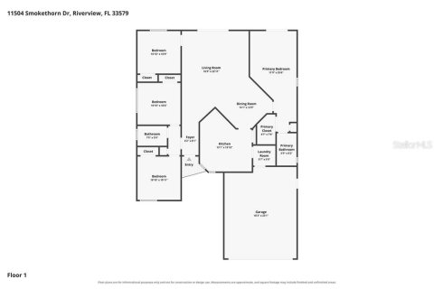 House in Riverview, Florida 4 bedrooms, 147.9 sq.m. № 2379026 - photo 2