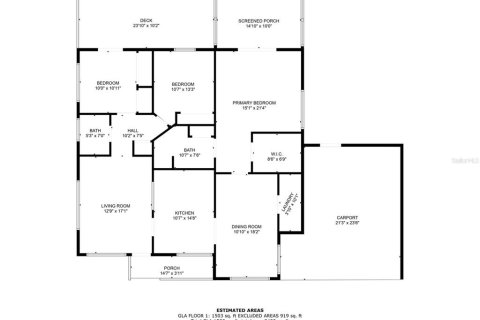 House in Tampa, Florida 3 bedrooms, 138.05 sq.m. № 1666199 - photo 25