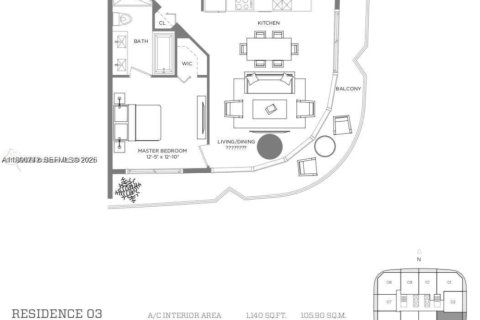 Copropriété à vendre à Miami, Floride: 2 chambres, 95.32 m2 № 2058020 - photo 2