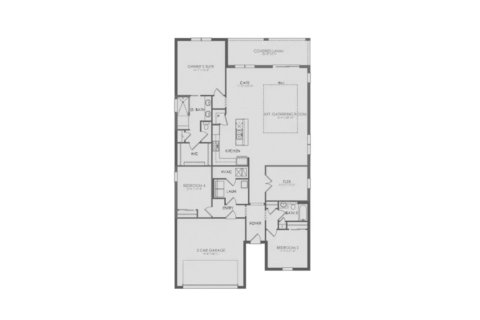 Townhouse floor plan «203SQM MYSTIQUE», 3 bedrooms in EDGEWATER AT BABCOCK RANCH