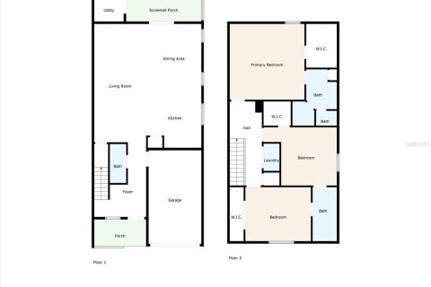 Adosado en alquiler en Gibsonton, Florida, 3 dormitorios, 168.15 m2 № 1833492 - foto 18