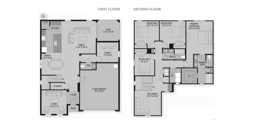 Townhouse in ARDMORE RESERVE in Minneola, Florida 4 bedrooms, 254 sq.m. № 102815