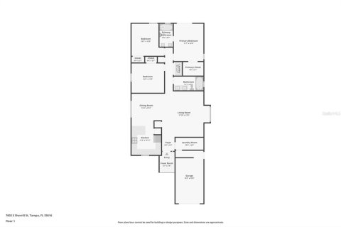 House in Tampa, Florida 3 bedrooms, 123.28 sq.m. № 1854649 - photo 28