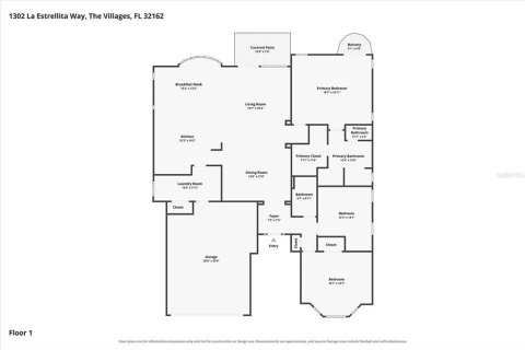 House in The Villages, Florida 3 bedrooms, 204.11 sq.m. № 2410043 - photo 3