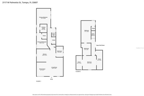 House in Tampa, Florida 3 bedrooms, 130.81 sq.m. № 2391398 - photo 22